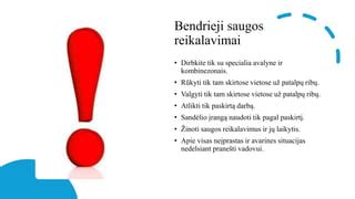 Schema: Vilkimo būdai ir saugos reikalavimai
