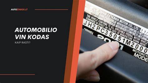 Paieškos įrankis pagal automobilio markę ar VIN numerį