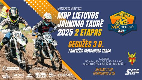 Motokroso varžybų testų tipų palyginimas (pvz., 