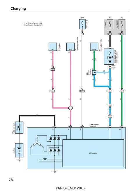 Toyota Yaris 2011 važiuoklės komponentų diagrama