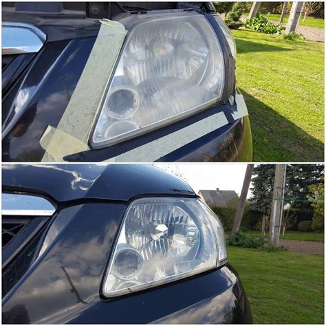 Automobilio žibintų gedimų pavyzdžiai (pageltęs stiklas, vanduo viduje)