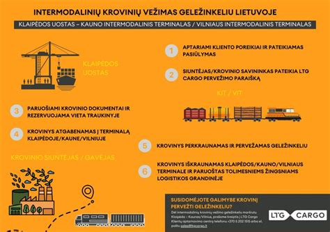 Inforgrafika: krovinių transportavimo maršrutai