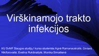 Medicininė diagrama, iliustruojanti virškinamojo trakto infekcijas ir jų poveikį