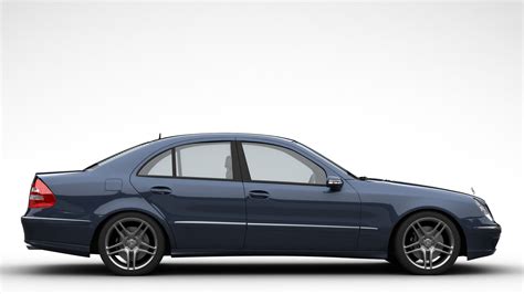Mercedes-Benz E-Class W211 išorės dizainas ir kėbulo linijos