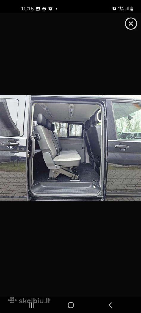 Volkswagen Caravelle interjeras ir komforto zonos