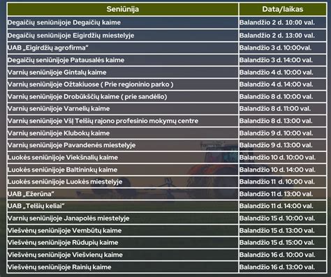 schema, iliustruojanti varžybų eigą: registracija, techninė apžiūra, treniruotės, kvalifikacija, lenktynės, rezultatai