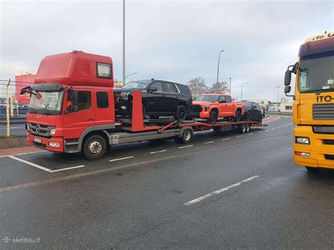 Infografika, iliustruojanti automobilių pervežimo maršrutus Europoje