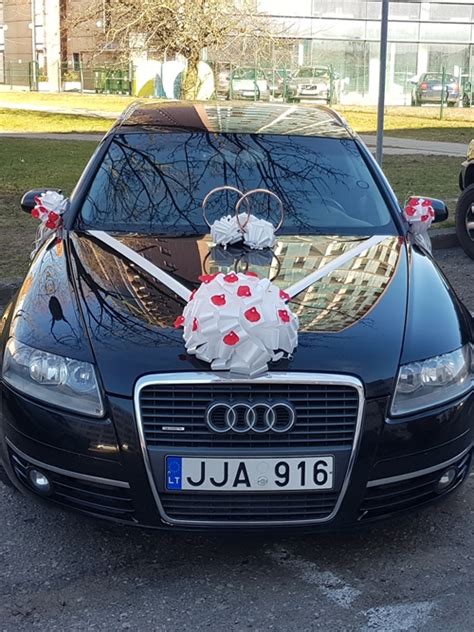 Vestuvių automobilių puošimo pavyzdžiai