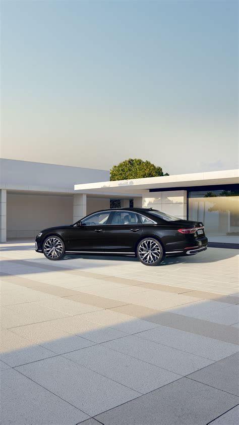 Saugumo sistemų išdėstymas Audi A8 interjere