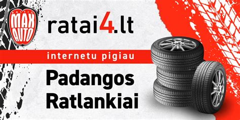Ratlankių ir padangų derinimo schema
