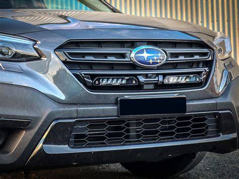 LED Linear-6 prožektorių išdėstymas Subaru Outback