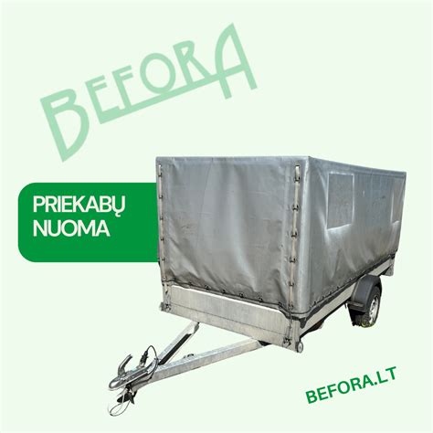 Teminė nuotrauka: priekaba su tentu