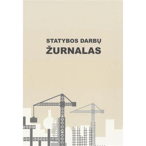 Schema, iliustruojanti statybos darbų žurnalo struktūrą ir jo pildymo etapus
