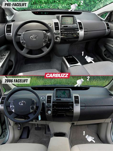 Toyota Prius XW20 interjeras ir jo detalės