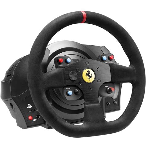 „Thrustmaster T300 Ferrari“ vairo su Alcantara danga nuotrauka