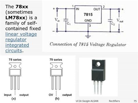 78XX stabilizatoriaus jungimo schema