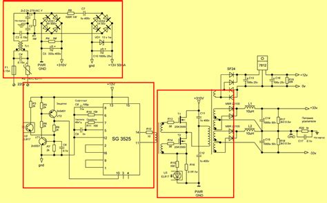 SG3525 keitiklio schema