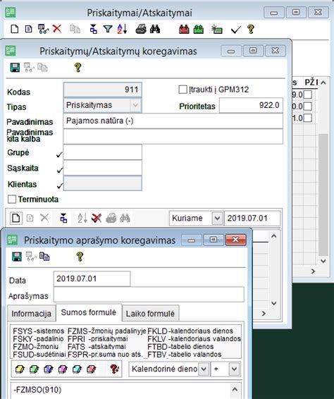Sisteminė schema, iliustruojanti pajamų natūra skaičiavimo būdus