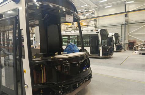 Beulas autobusų kėbulų gamybos procesas