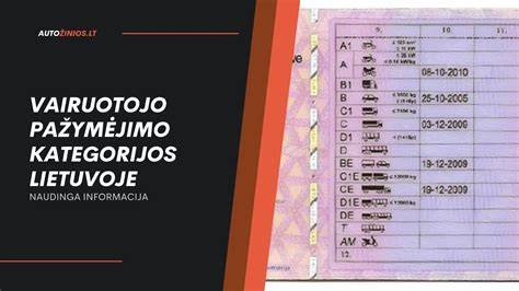 Infografika: Vairavimo pažymėjimo įsigijimo kelias Lietuvoje