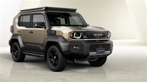 Naujasis Toyota Land Cruiser FJ detalus eksterjero ir interjero dizaino vaizdas