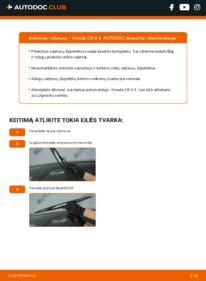 Valytuvo šluotelės keitimo schema