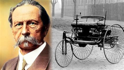 Istorinė Carl Benz pirmojo automobilio nuotrauka