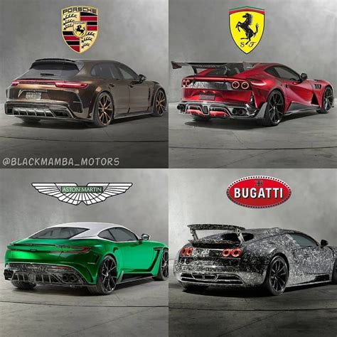 automobilių markių logotipai (Porsche, Bentley, Maserati, Ferrari, Rolls-Royce, Lamborghini, Aston Martin)