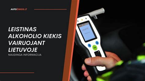 Infografika: Kaip alkoholio kiekis įtakoja vairavimo gebėjimus