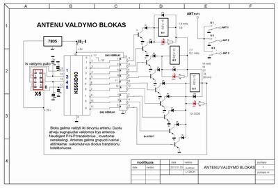 ABS valdymo bloko schema