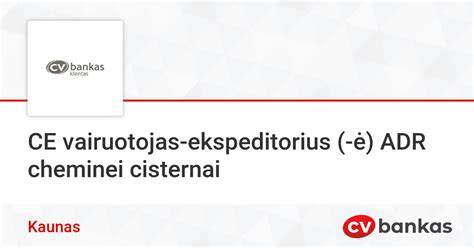 Infografika: adr vairuotojo darbas su cisternomis ir CE kategorija