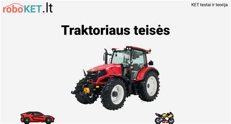 Traktoriaus kategorijų lentelė