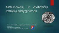 Dvitakčio ir keturtakčio variklių palyginimo schema