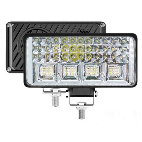 detalė: LED žibintai su apsauginiu rėmeliu