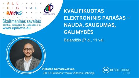 Saugumo infografika: kvalifikuotas elektroninis parašas