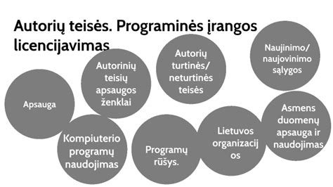 Schematinis atvirojo kodo programinės įrangos licencijavimo proceso pavaizdavimas
