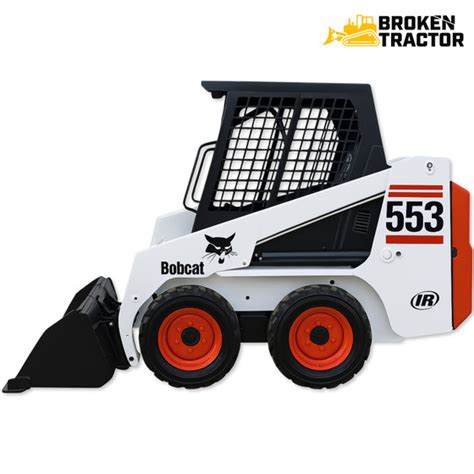 Techninė schema: krautuvo Bobcat 553 matmenys