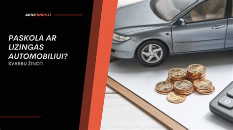 automobilio lizingo infografika su skirtingais finansavimo būdais