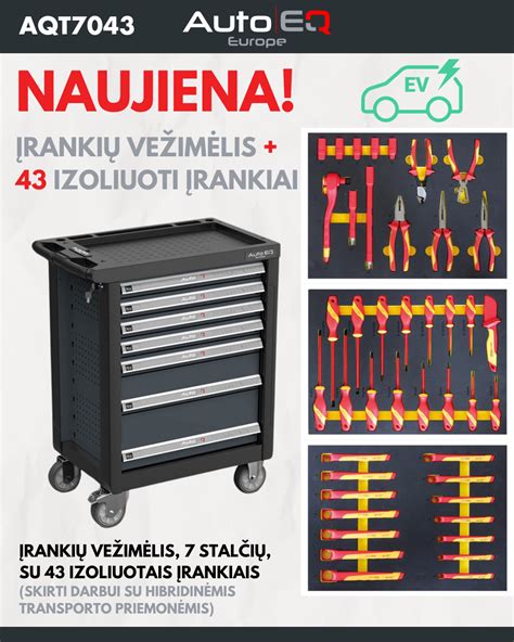 Tematinė nuotrauka: įrankių vežimėlis autoservise