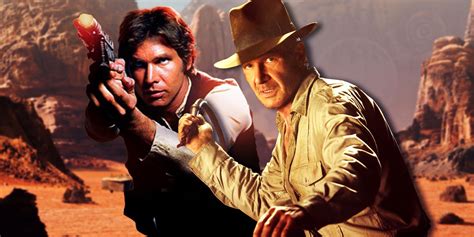 Han Solo ir Indiana Džounsas kino filmo scenos