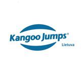 Ilustracija su žmonėmis, atliekančiais pratimus su Kangoo Jumps batais.