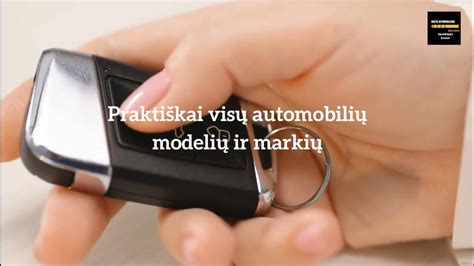 Automobilio raktelio su lustu schema