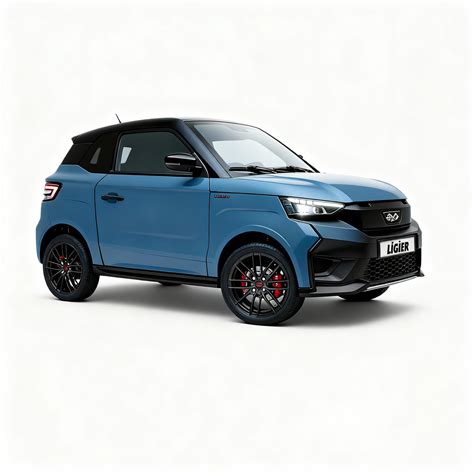 Teminė nuotrauka su „Ligier“ mikroautomobiliu mieste