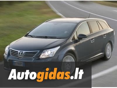Toyota Avensis trečios kartos atnaujintas dizainas