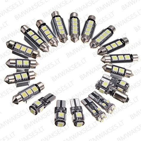 LED lempučių komplektas BMW E46 salonui
