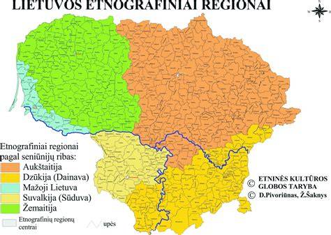 Žemėlapis su regionų plėtros grafiku