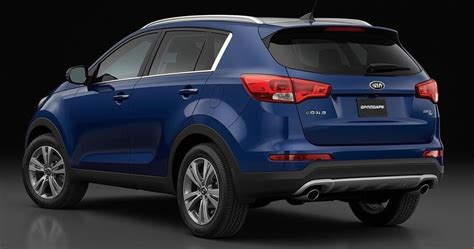 Kia Sportage trečios kartos automobilio dizaino brėžinys