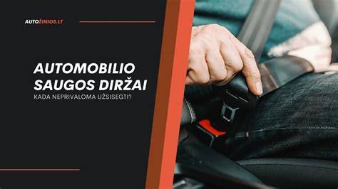 Infografika: saugos diržų užtempimo teisingos ribos