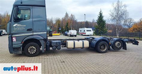 Mercedes-Benz Actros važiuoklės schema