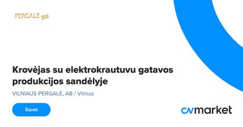 Tematinė nuotrauka su elektrokrautuvu sandėlyje, atliekančiu prekių krovimo darbus